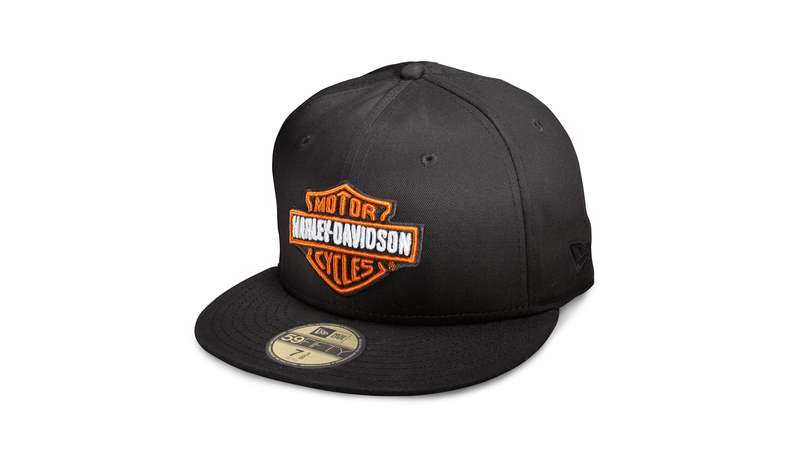 Bar-Shield-Logo-59FIFTY-Baseball-Cap-Parte-delantera-Harley-Davidson