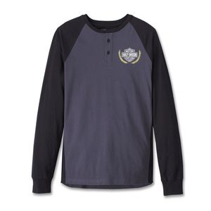 CAMISETA HENLEY MANGA LARGA TROPHY BAR & SHIELD HARLEY-DAVIDSON