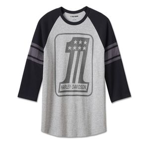 CAMISETA MANGA RAGLAN 3/4 #1 HARLEY-DAVIDSON