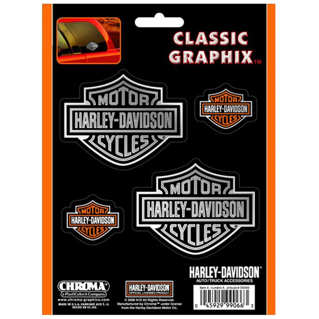 Willie G Patches Patch Thermocollant Harley Davidson Compatible - Logo Bar&Shield XL 26x20 Cm Pour Vestes Accessoire Moto Personnalisation
