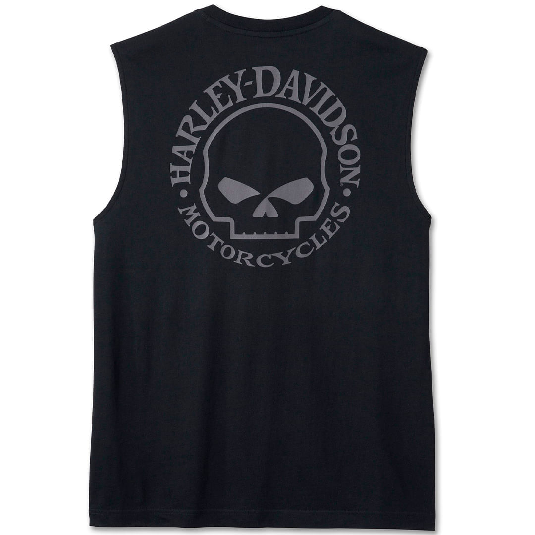 Harley-Davidson Willie G Skull Camo T-Shirt Für Herren - Kultiges Design Mit Camouflage-Print